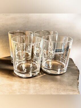 RIEDEL THE O WINE TUMBLER WHISKY H2O Tumbler Rocks Glasses Set of Four